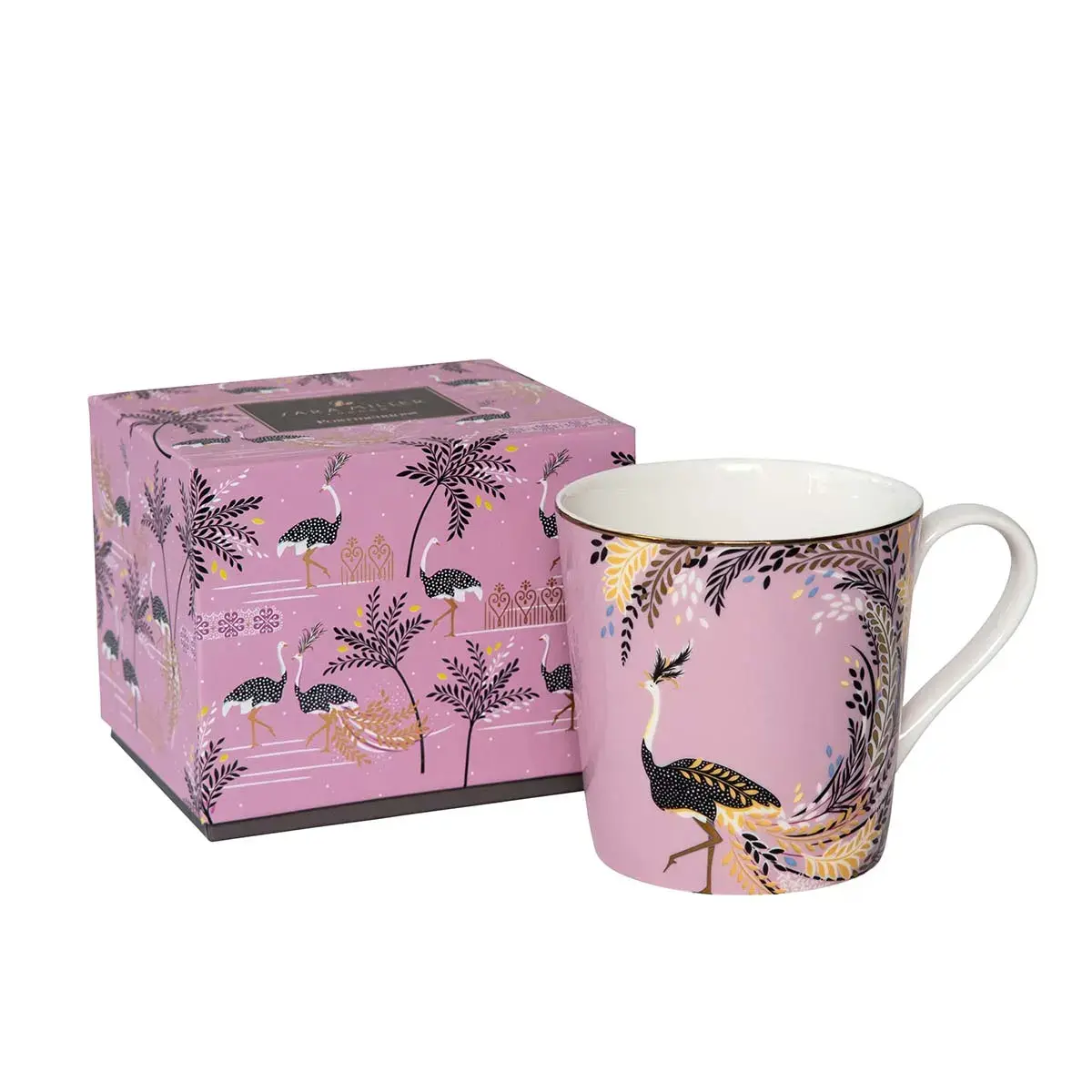 Portmeirion Sara Miller  Ostrich Tail Feathers Kupa