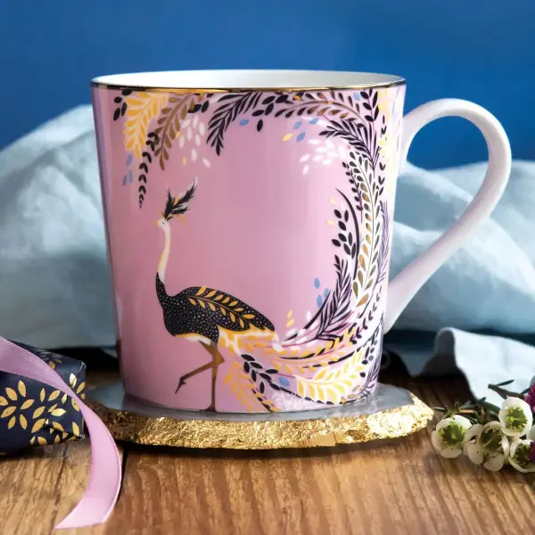 Portmeirion Sara Miller  Ostrich Tail Feathers Kupa