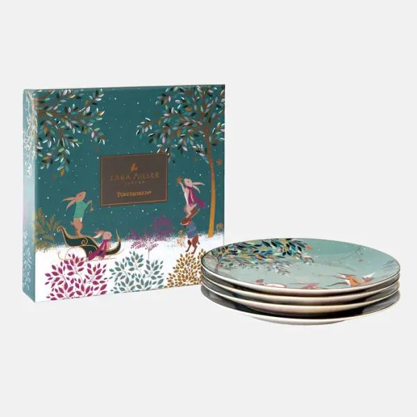 Portmeirion Sara Miller Woodland Tales 4 lü Pasta Tabağı