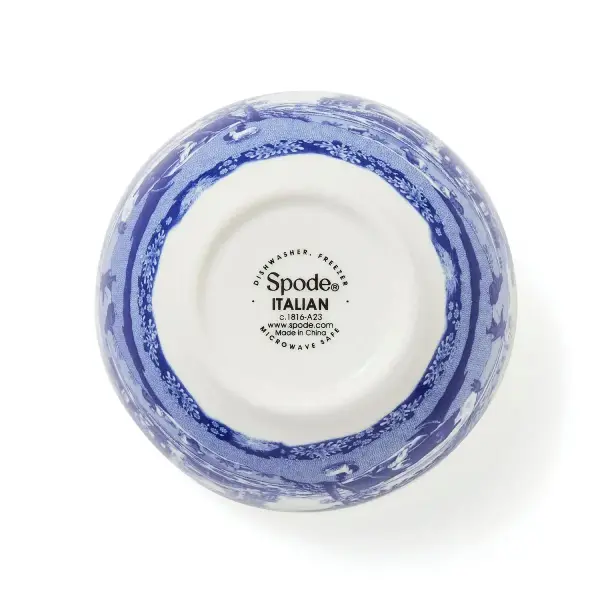 Spode-Blue Italian-Dip bowl - 10 cm çukur kase 4 lü set