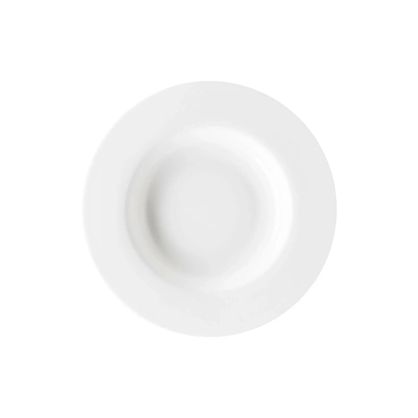 Rosenthal -Jade White Rim Beyaz 23 cm Çukur Tabak (Göbekli model)