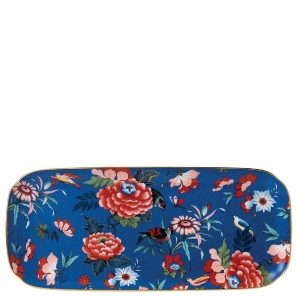 WEDGWOOD PAEONIA BLUSH BLUE PORSELEN TEPSİ