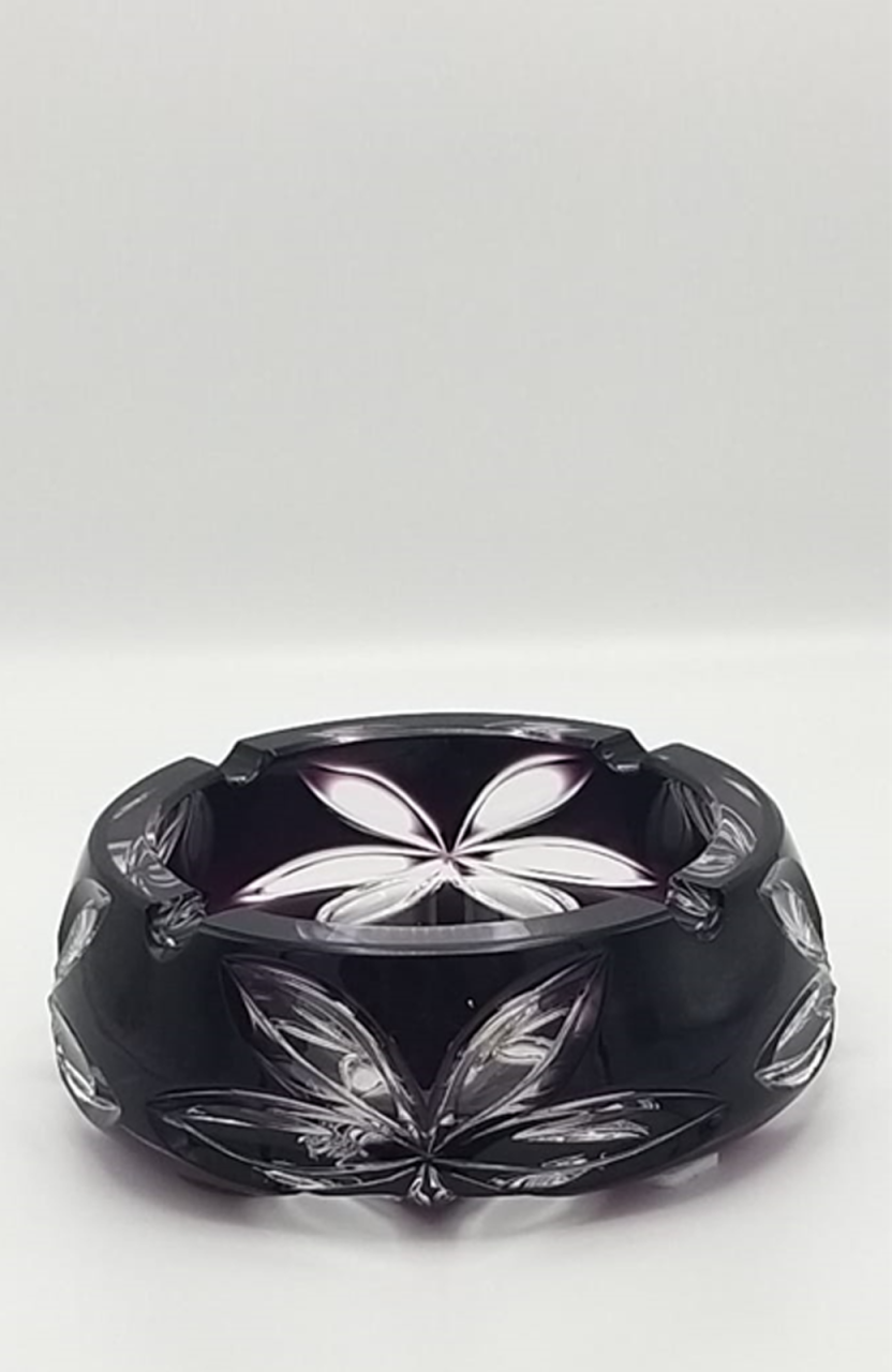 CAESAR- KRİSTAL KÜL TABAĞI PAPATYA DESEN AMETİST