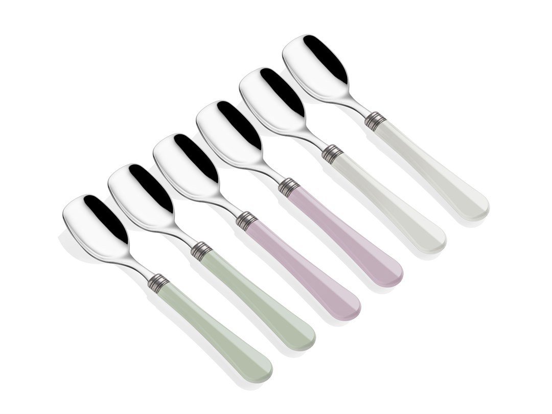 RİVA DOSSİ GİULİETTA 6 ' LI 3 ASSORTİ RENK DONDURMA KAŞIĞI