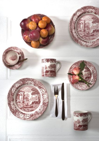 SPODE CRANBERRY ITALIAN ÇUKUR YEMEK TABAĞI 20CM