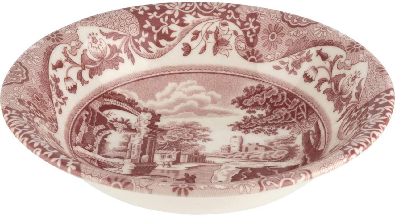SPODE CRANBERRY ITALIAN ÇUKUR YEMEK TABAĞI 20CM