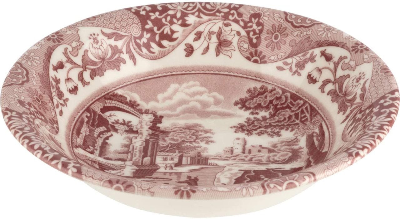 Spode Cranberry Italian Çukur Yemek Tabağı 20 cm