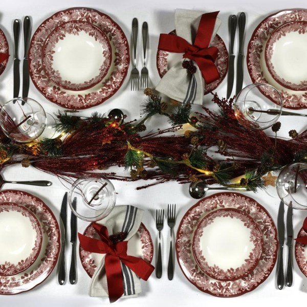 SPODE WINTER'S SCENE DÜZ YEMEK TABAĞI 27 CM