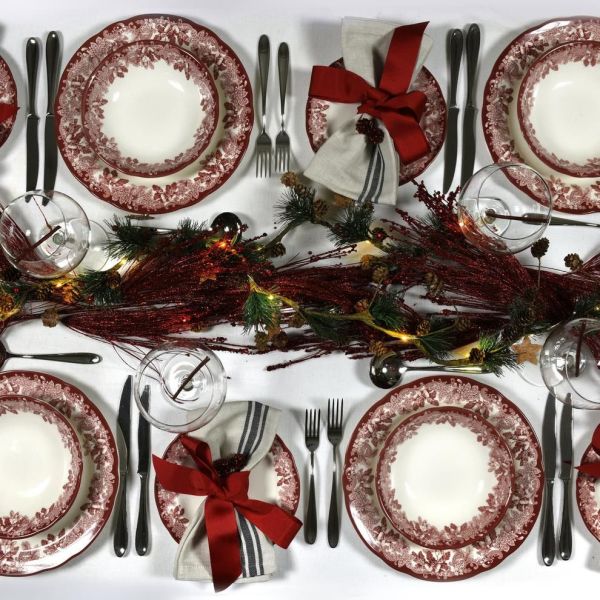 SPODE WINTER'S SCENE PASTA TABAĞI 20 CM