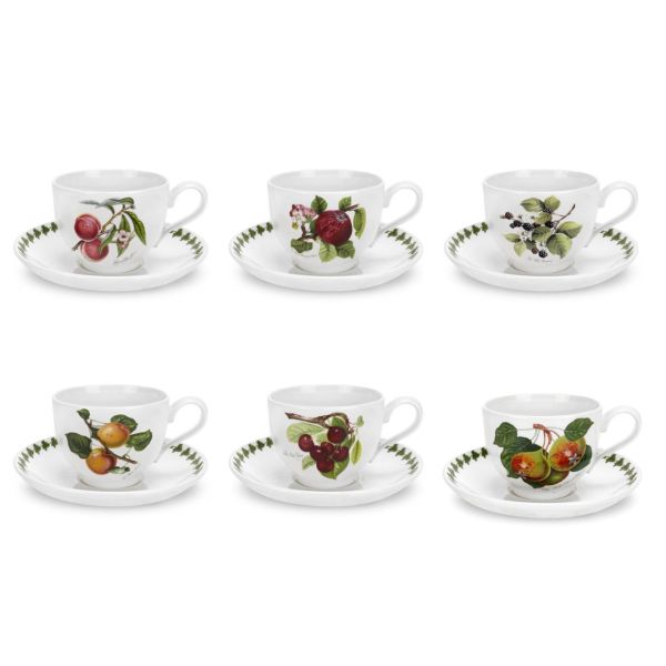 Portmeirion New Pomona Çay Fincanı ve Tabağı 200 ml 6’lı
