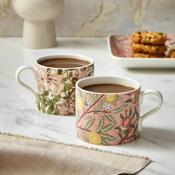 SPODE MORRIS & CO KUPA 2 Lİ FRUIT & HONEYSUCKLE