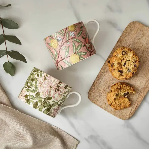 SPODE MORRIS & CO KUPA 2 Lİ FRUIT & HONEYSUCKLE