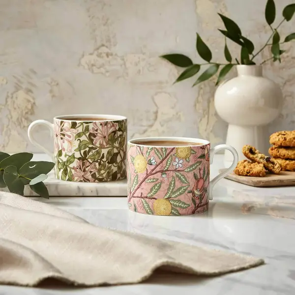 SPODE MORRIS & CO KUPA 2 Lİ FRUIT & HONEYSUCKLE