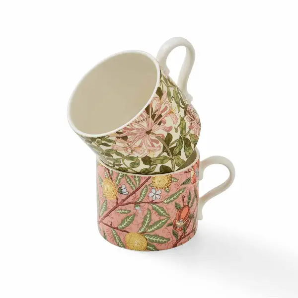 SPODE MORRIS & CO KUPA 2 Lİ FRUIT & HONEYSUCKLE