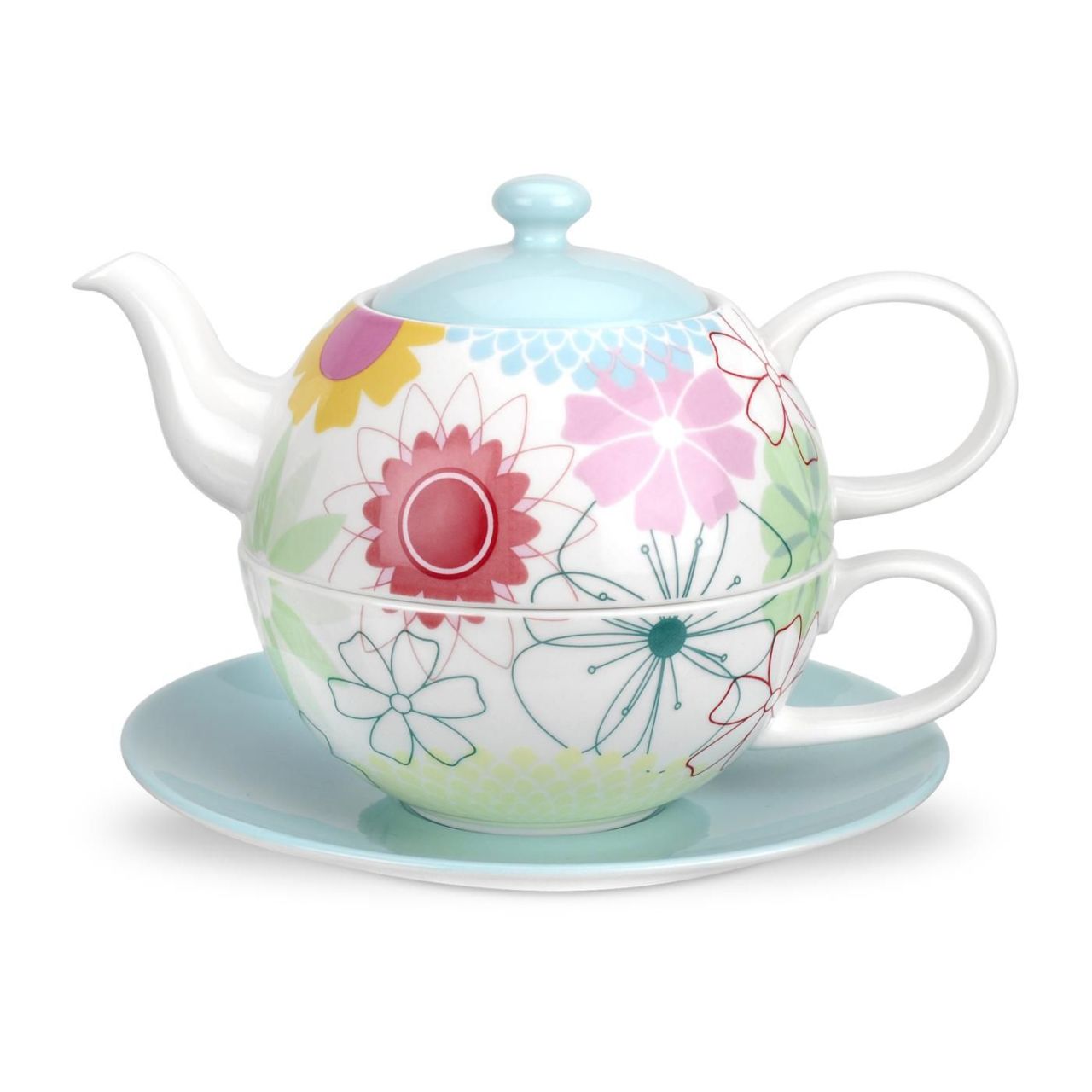Portmeirion Crazy Daisy Demlikli Fincan