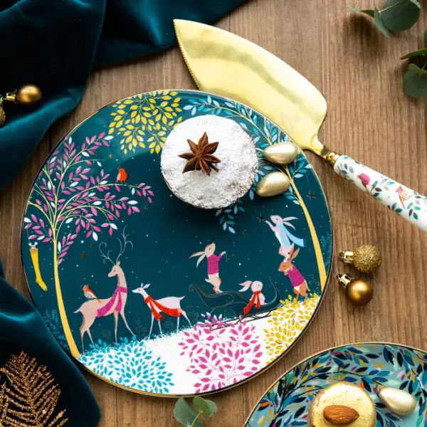 PORTMEIRION SARA MILLER WOODLAND TALES SERVİS TABAĞI DEER&ROBİN