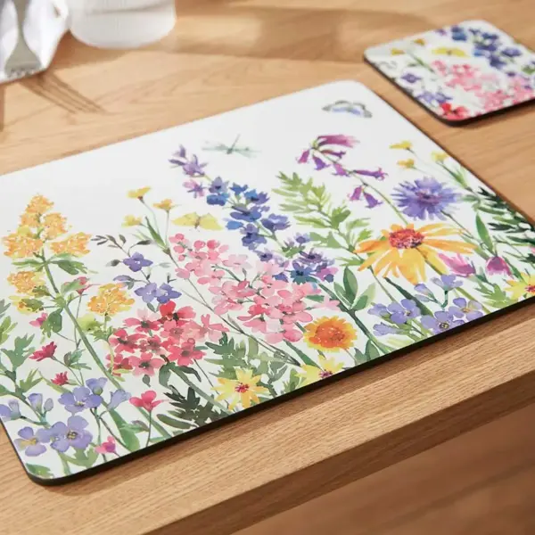 PORTMEIRION WILDLIFE FLOWERS AMERİKAN SERVİS 6 LI ( TATLI TABAĞI BOYUTU)