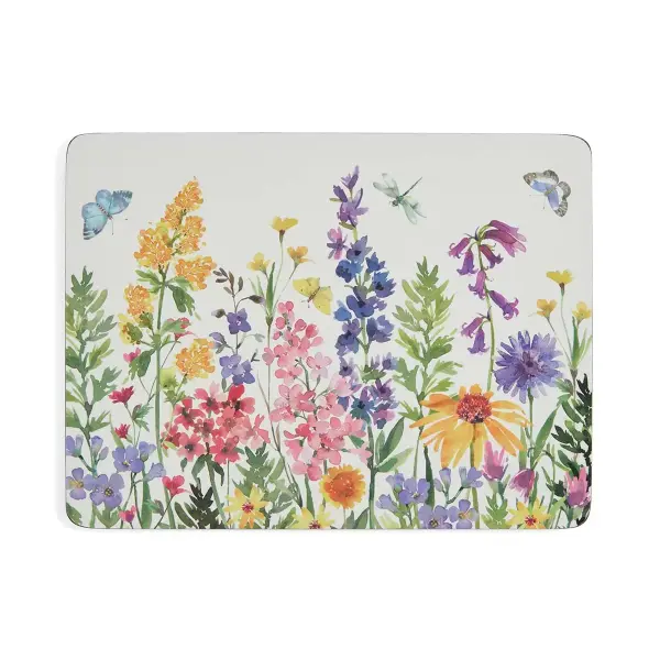 PORTMEIRION WILDLIFE FLOWERS AMERİKAN SERVİS 6 LI ( TATLI TABAĞI BOYUTU)