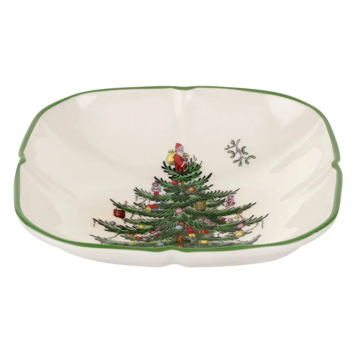 SPODE CHRISTMAS TREE 14 CM KARE TABAK