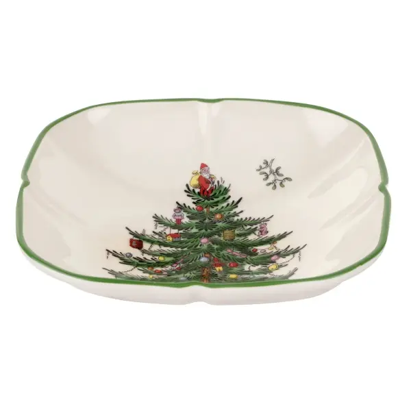 SPODE CHRISTMAS TREE 14 CM KARE TABAK