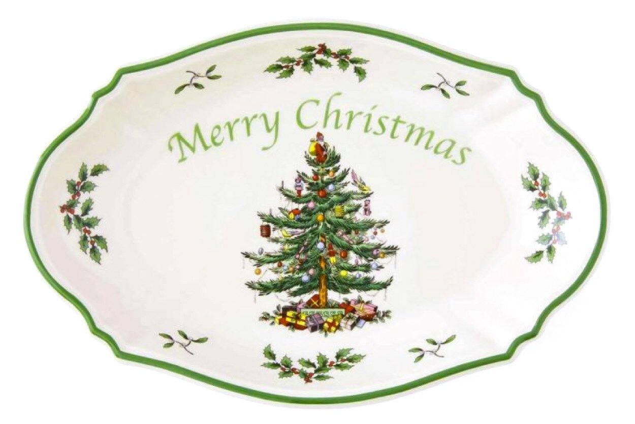 SPODE CHRISTMAS TREE TEPSİ 28 CM