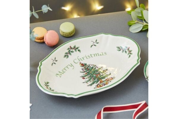 SPODE CHRISTMAS TREE TEPSİ 28 CM