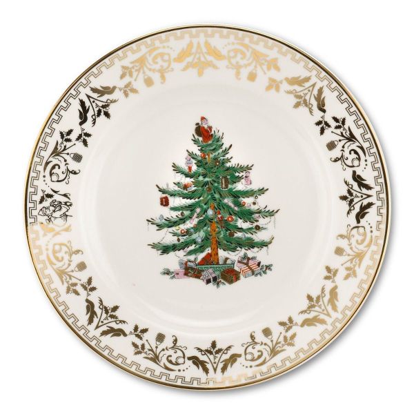 Spode Christmas Tree Gold Düz Tabak 20 cm