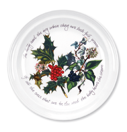 PORTMEIRION THE HOLLY AND THE IVY 4 BOY TABAK  12 KİŞİLİK 48 PARÇA YEMEK TAKIMI