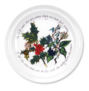 PORTMEIRION THE HOLLY AND THE IVY 4 BOY TABAK  12 KİŞİLİK 48 PARÇA YEMEK TAKIMI