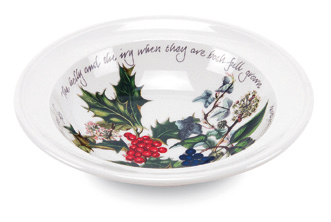 PORTMEIRION THE HOLLY AND THE IVY 4 BOY TABAK  12 KİŞİLİK 48 PARÇA YEMEK TAKIMI