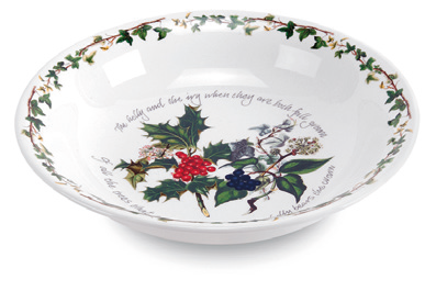 PORTMEIRION THE HOLLY AND THE IVY 4 BOY TABAK  12 KİŞİLİK 48 PARÇA YEMEK TAKIMI