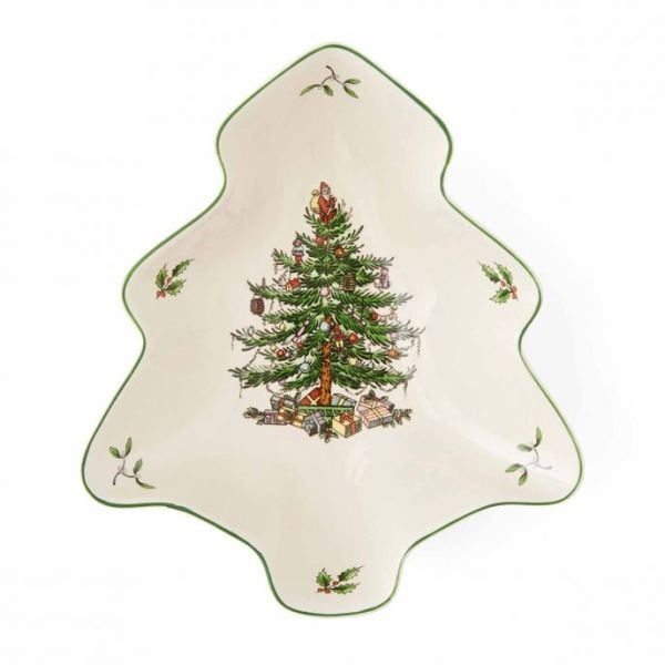 SPODE CHRISTMAS TREE 20CM TABAK AĞAÇ ŞEKİLLİ