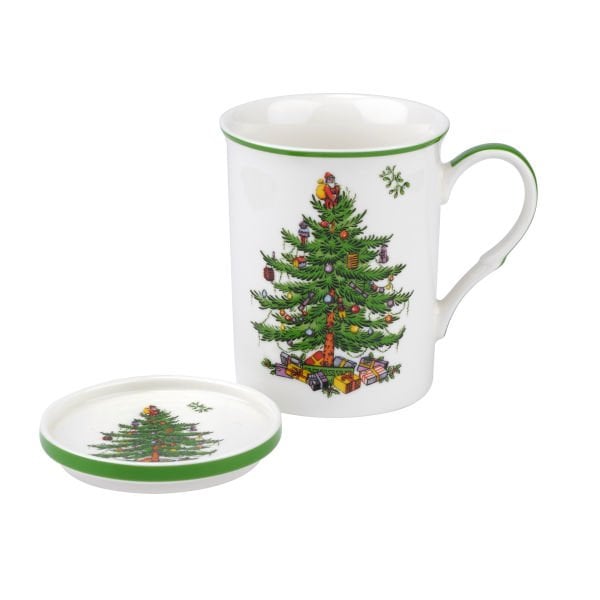 SPODE CHRISTMAS TREE KUPA KAPAKLI
