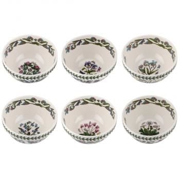 PORTMEIRION BOTANIC GARDEN STACKING BOWL 6 'LI SET  (18 cm kase)