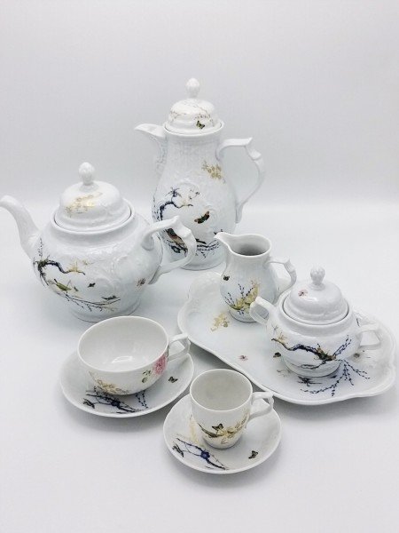 ROSENTHAL SANSSOUCI CHAMBRE BLEUE 12 KİŞİLİK 29 PARÇA  ÇAY/ KAHVE TAKIMI