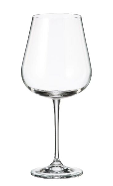 BOHEMIA KRISTAL ARDEA KIRMIZI ŞARAP KADEHİ 670ML 6LI