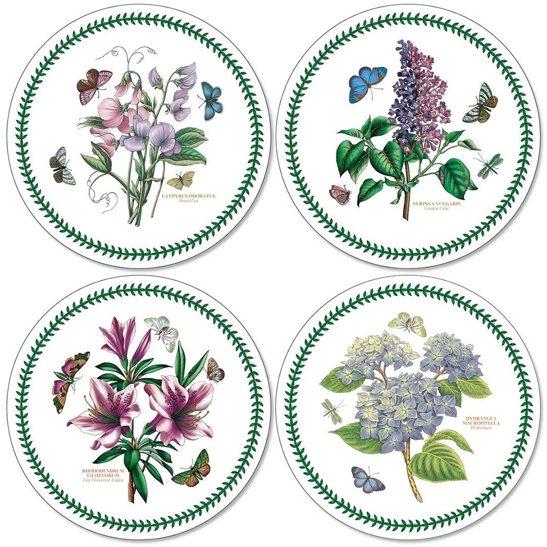 Portmeirion Botanic Garden Yuvarlak Amerikan Servis 4 lü