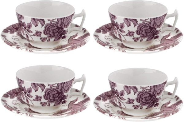 SPODE KINGSLEY WHITE ÇAY FİNCANI