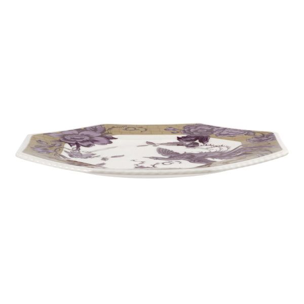 SPODE KINGSLEY OCHRE SEKİZGEN TABAK 24 CM