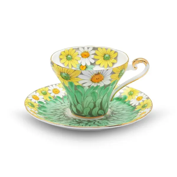 Aynsley Daisy Corset Çay Fincanı Yeşil