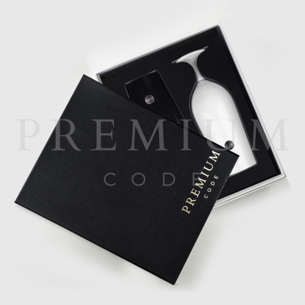 PREMIUM CODE MAGGIORE BLACK WHITE BİRA BARDAĞI 2'Lİ