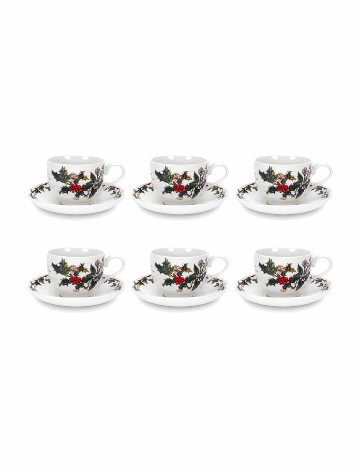 Portmeirion Holly Ivy Çay Fincanı 6’lı