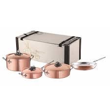 RUFFONİ -OPUS CUPRA 7 PARÇA BAKIR TENCERE TAVA SETİ