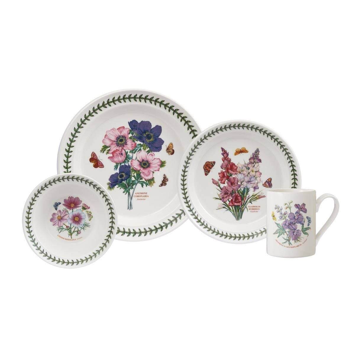 Portmeirion Botanic Garden tek kişilik 4 parça set