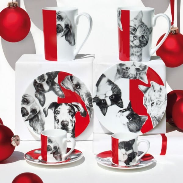 Taitu Milano Best Friends Espresso/Türk Kahve Fincanı Kedi Desenli