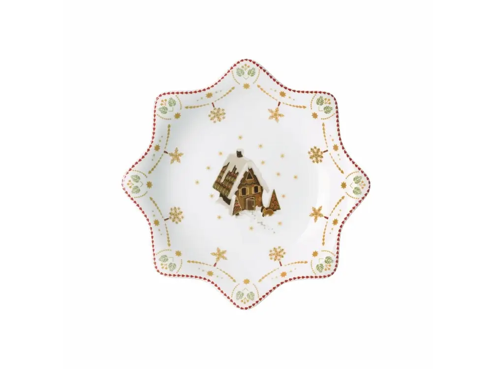 Hutschenreuter 25 cm Yıldız Tabak Christmas Love