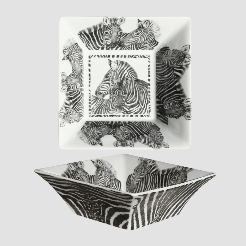 Taitu Milano Wild Spirit Çukur Kare Tabak 15,5x15,5cm