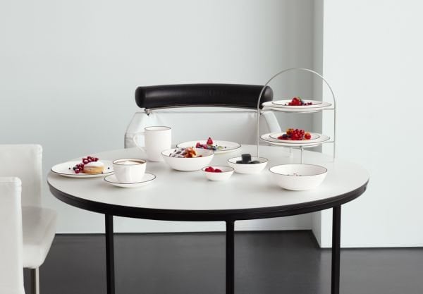 ASA SELECTION ÇAY FİNCANI SİYAH ÇİZGİLİ