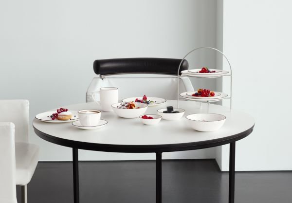 ASA SELECTION ÇAY FİNCANI SİYAH ÇİZGİLİ