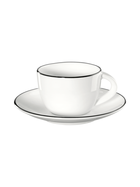 ASA SELECTION TÜRK KAHVE FİNCANI SİYAH ÇİZGİLİ